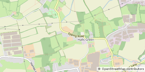 Map of Roydon, Essex