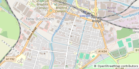 Map of Lincoln