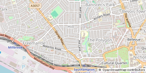 Map of Southampton