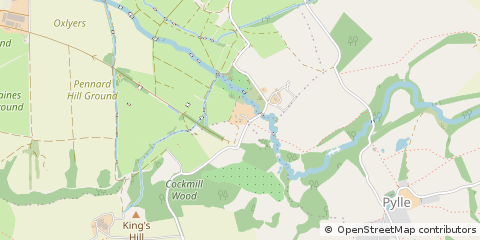 Map of Pilton, Somerset