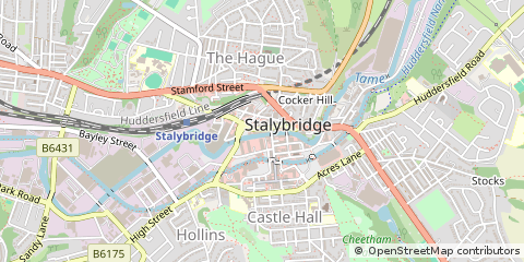 Map of Stalybridge