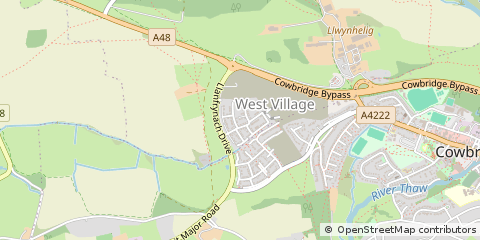 Map of Cowbridge