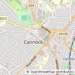 Map of Cannock