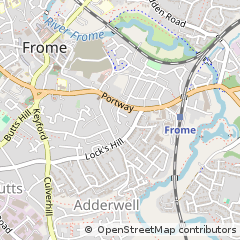 Map of Frome, Somerset