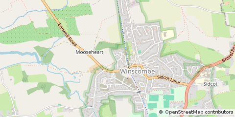 Map of Winscombe