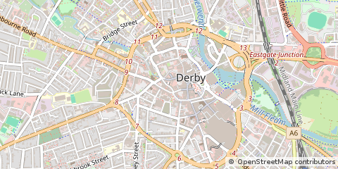 Map of Derby