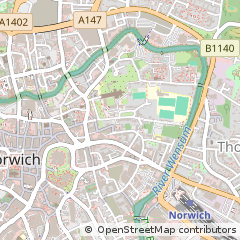 Map of Norwich, Norfolk