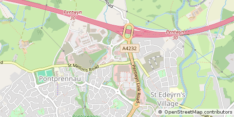 Map of Cardiff