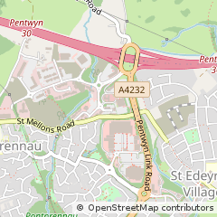 Map of Cardiff