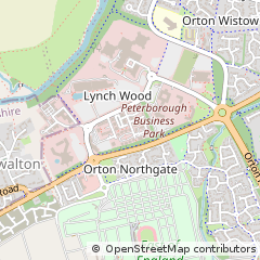 Map of Peterborough