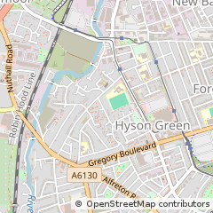Map of Nottingham
