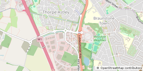Map of Leicester