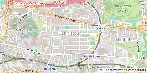 Map of Glasgow