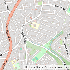 Map of Leeds, West Yorkshire