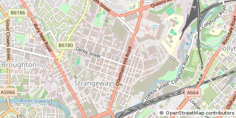 Map of Manchester