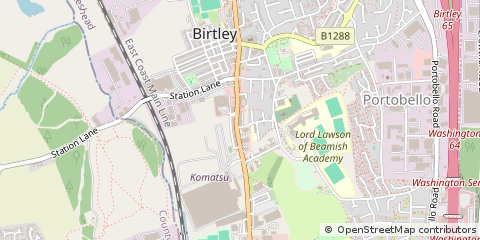 Map of Chester-LE-Street, Durham
