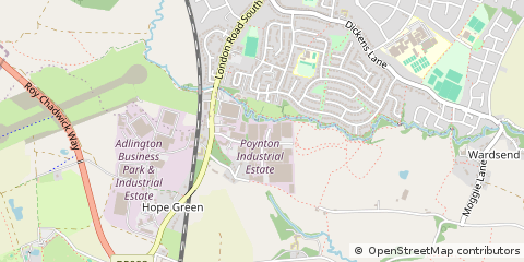 Map of Stockport, Cheshire