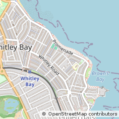 Map of Whitley BAY