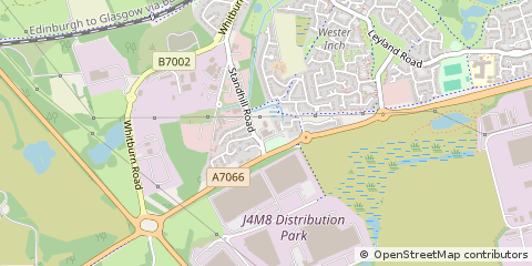 Map of Bathgate, West Lothian