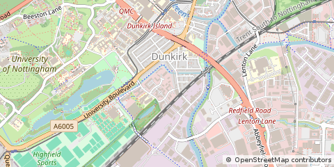 Map of Nottingham