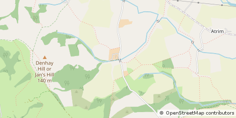 Map of Bridport, Dorset