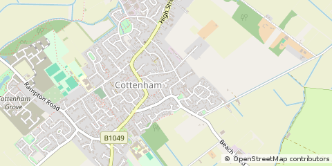Map of Cambridge, Cambridgeshire
