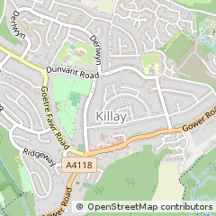 Map of Swansea