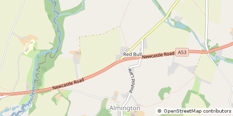 Map of Market Drayton