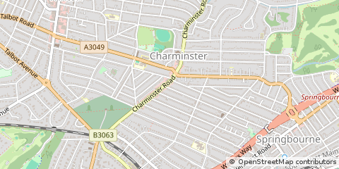 Map of Bournemouth