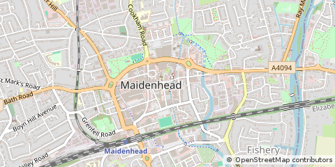 Map of Maidenhead, Berkshire
