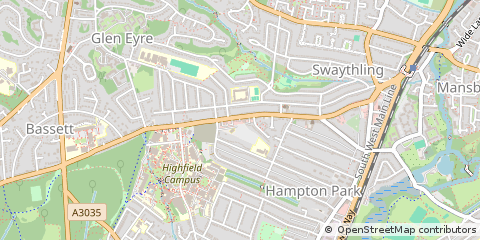 Map of Southampton