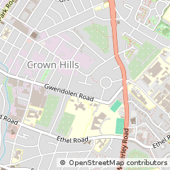 Map of Leicester