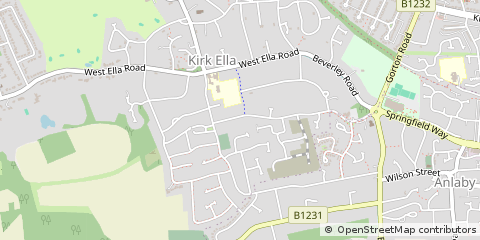 Map of Hull, East Yorkshire
