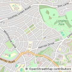 Map of Sheffield