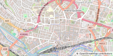 Map of Leeds