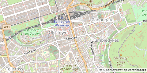 Map of Edinburgh