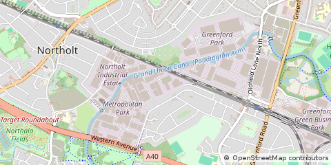 Map of Greenford,