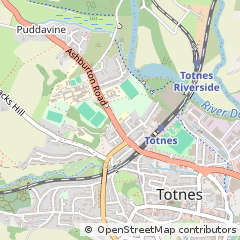 Map of Totnes, Devon