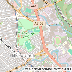 Map of Sheffield