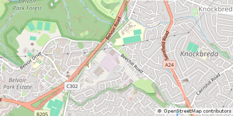 Map of Belfast