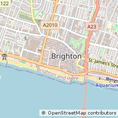 Map of Brighton, East Sussex