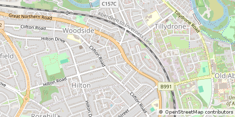 Map of Aberdeen