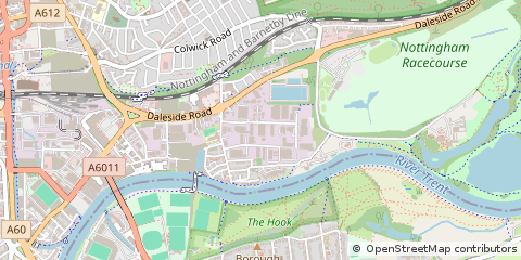 Map of Nottingham