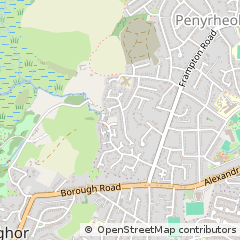 Map of Gorseinon, Swansea