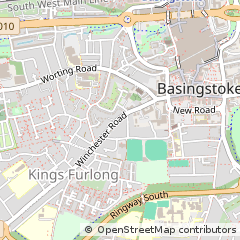 Map of Basingstoke, Hampshire