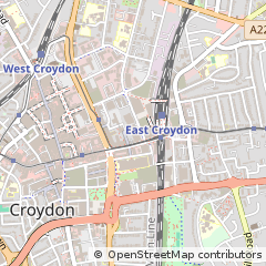 Map of Croydon