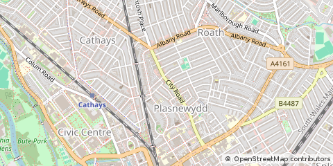 Map of Cardiff