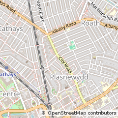 Map of Cardiff
