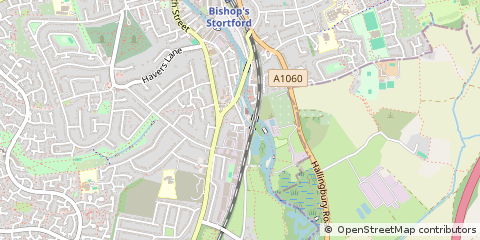 Map of Bishops Stortford
