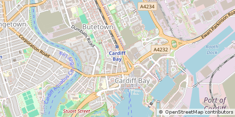 Map of Cardiff